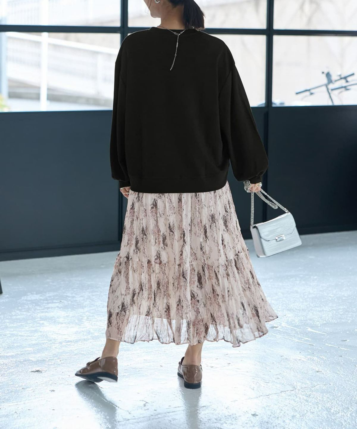 着用イメージ 167cm ブラック