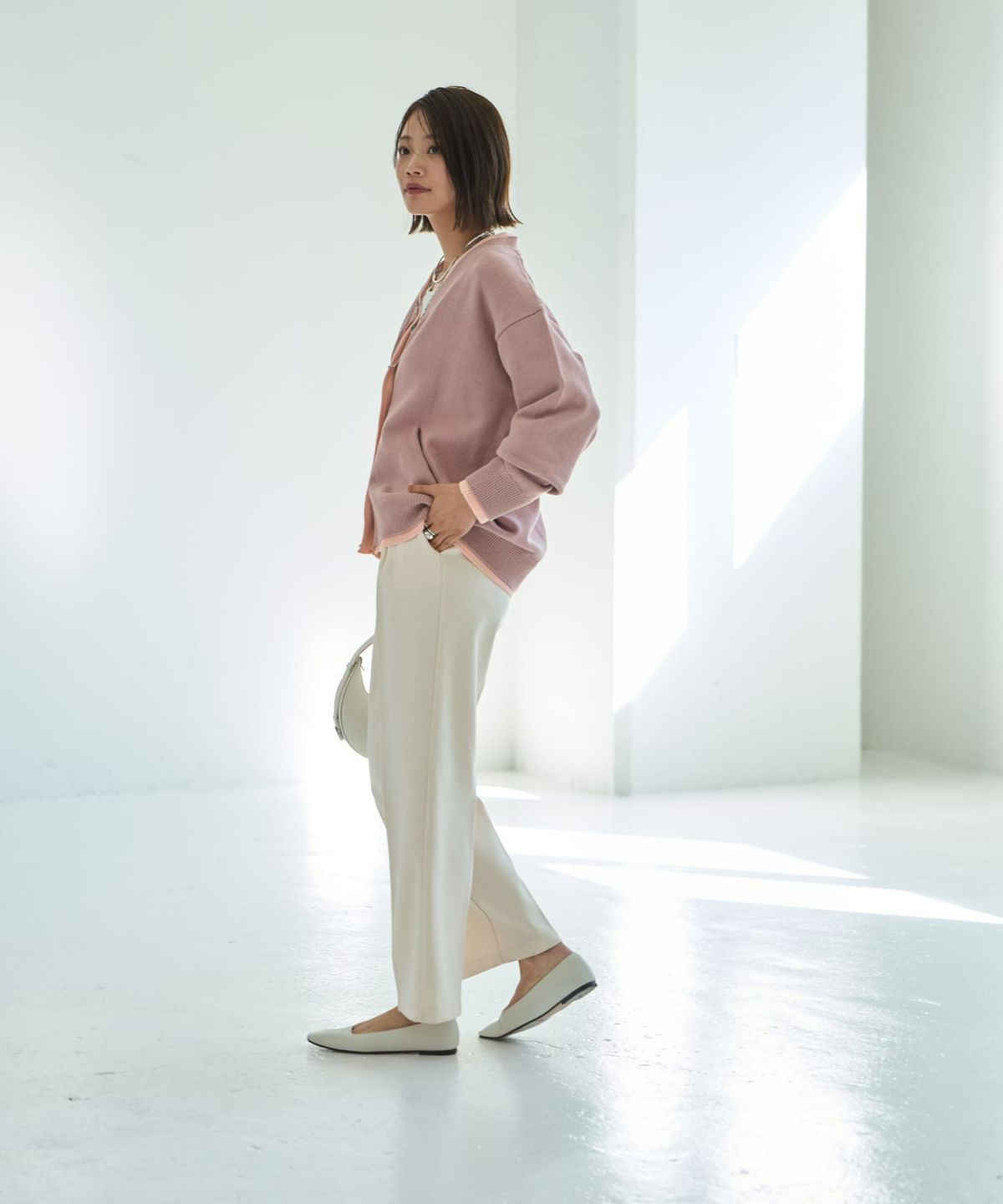 着用イメージ 167㎝　ピンク