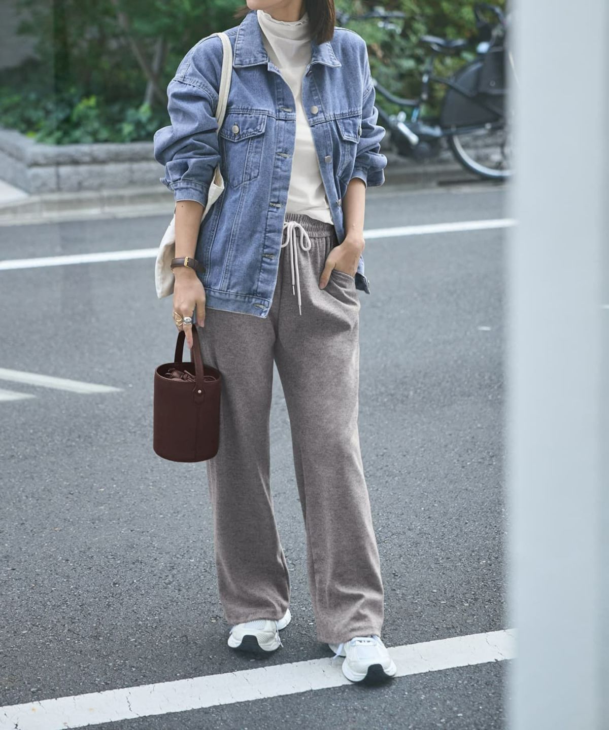 着用イメージ 167㎝　ライトグレー