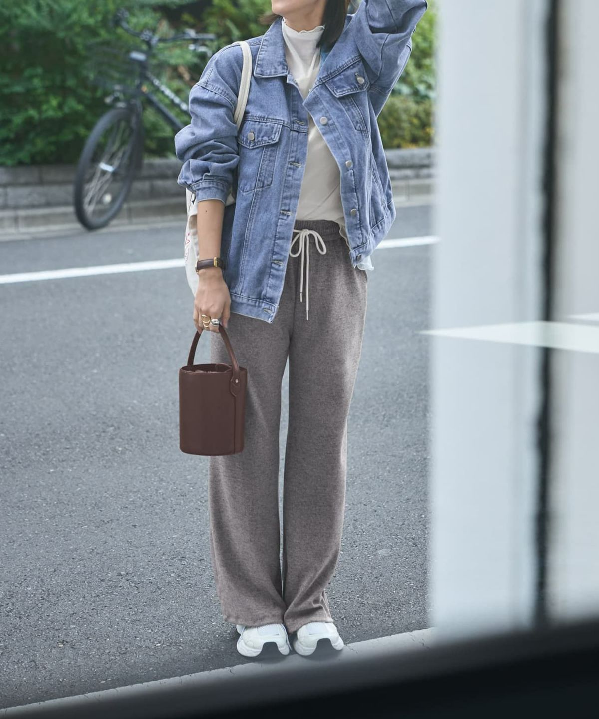 着用イメージ 167㎝　ライトグレー