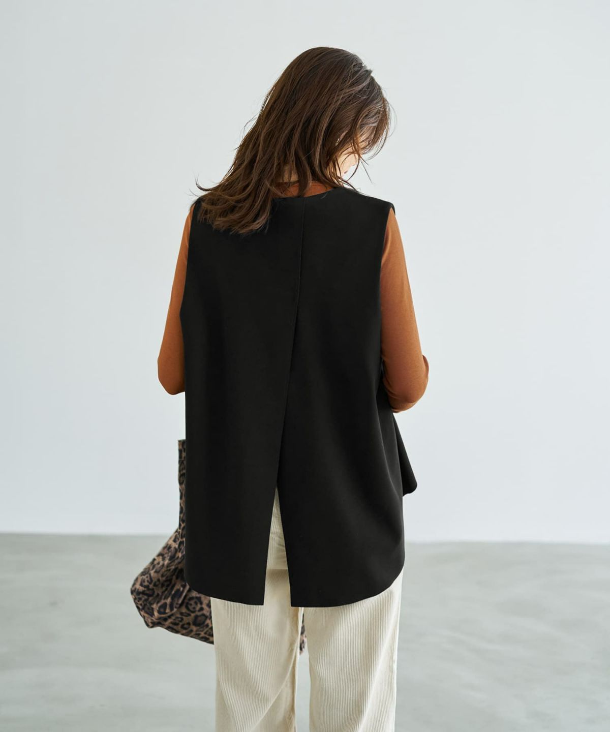 着用イメージ 166cm ブラック