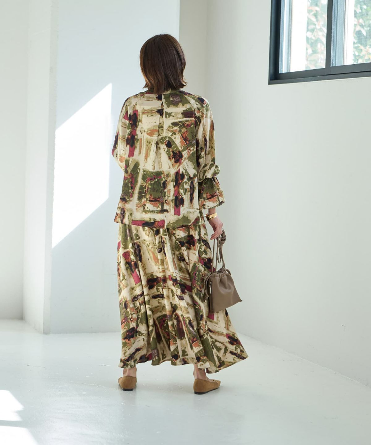 着用イメージ 167㎝　カーキミックス