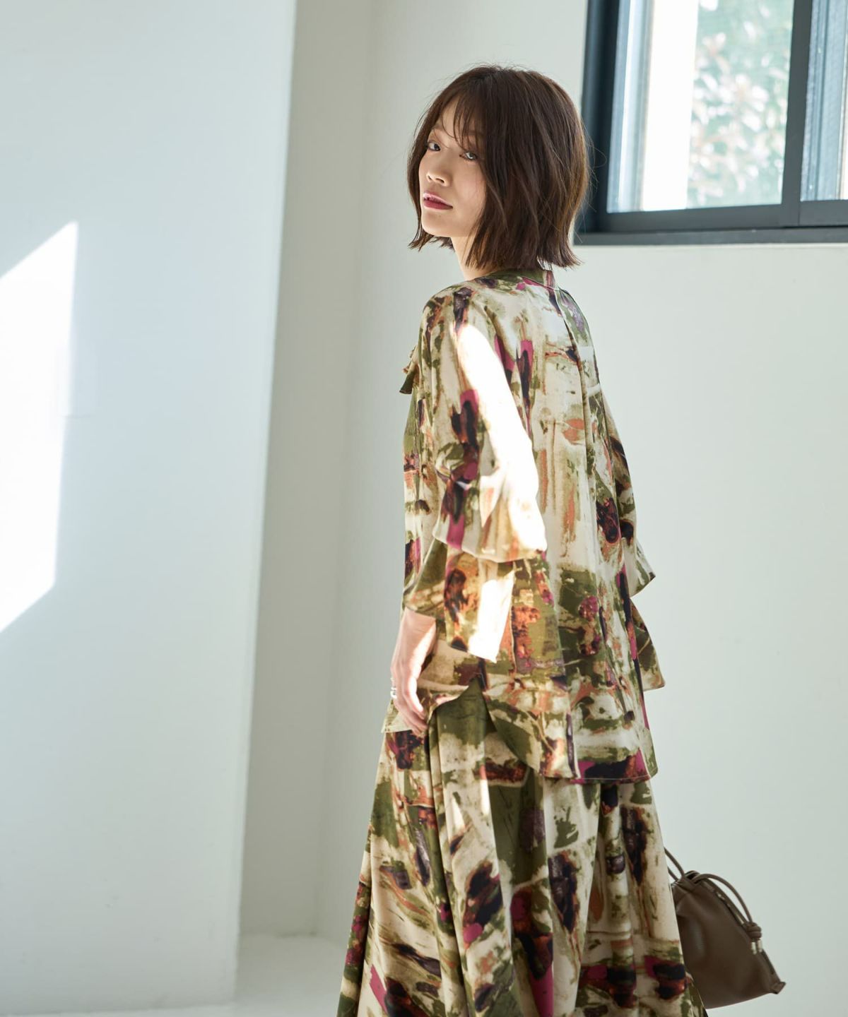 着用イメージ 167㎝　カーキミックス