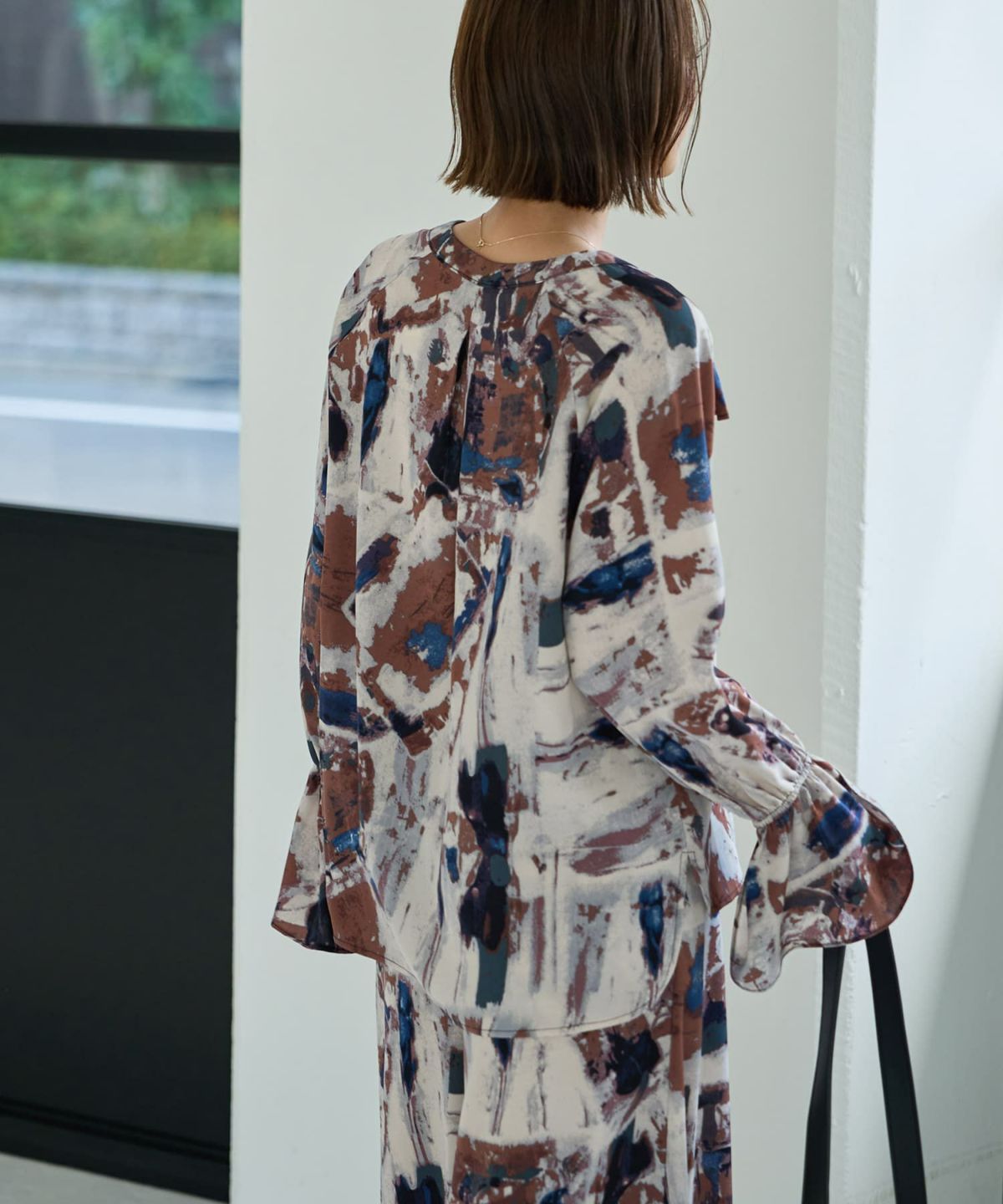 着用イメージ 167㎝　ブルーミックス