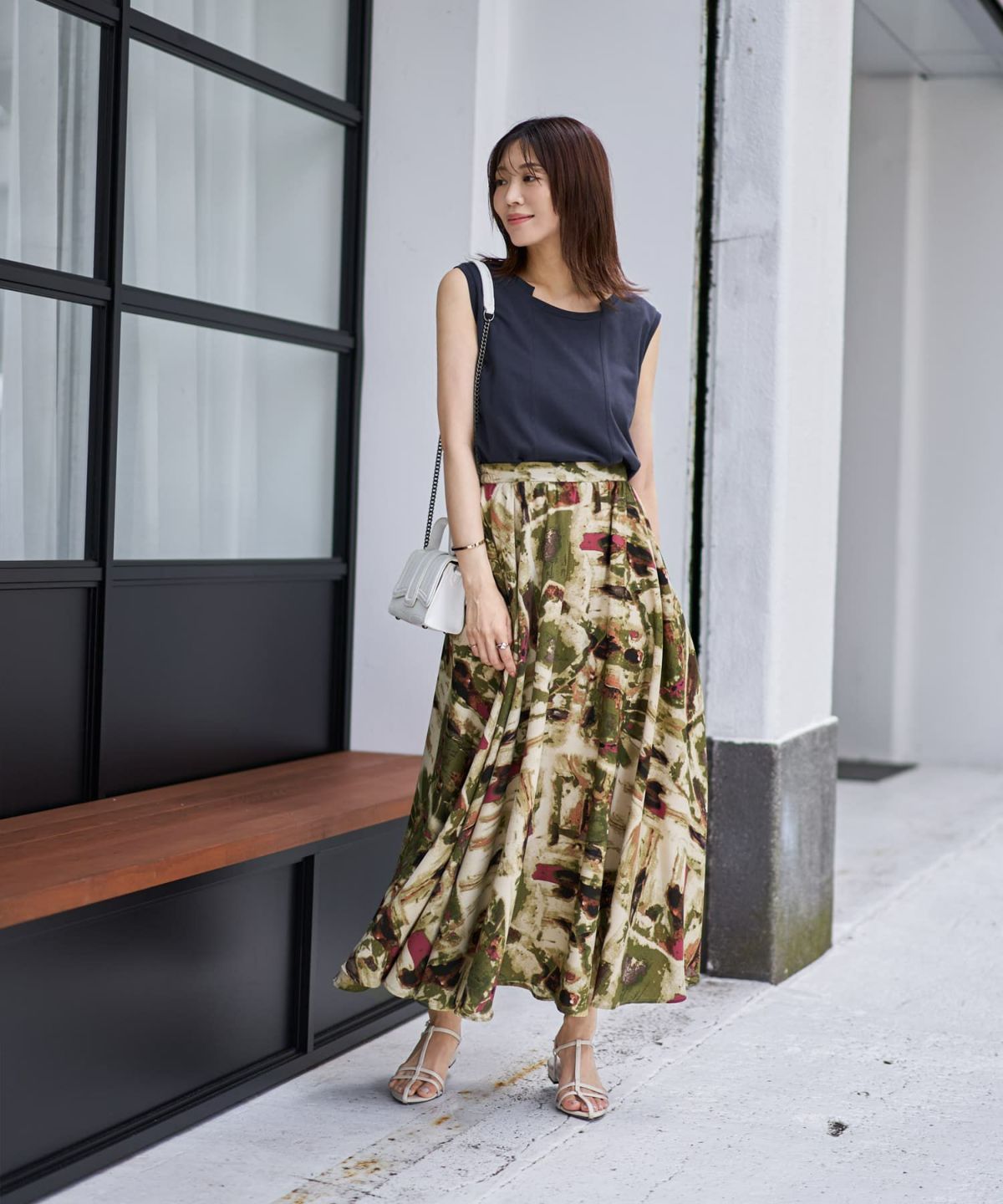 着用イメージ 166㎝　02サイズ　カーキミックス