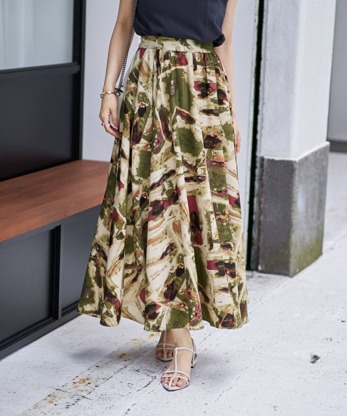 着用イメージ 166㎝　02サイズ　カーキミックス