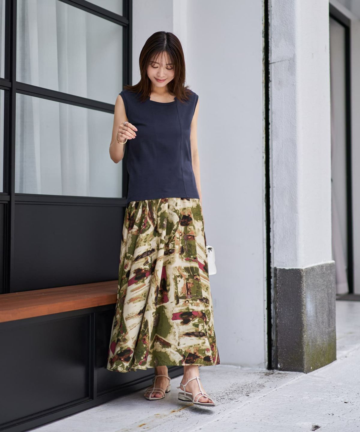 着用イメージ 166㎝　02サイズ　カーキミックス