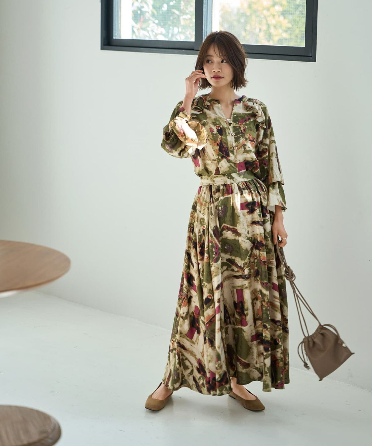 着用イメージ 167㎝　02サイズ　カーキミックス