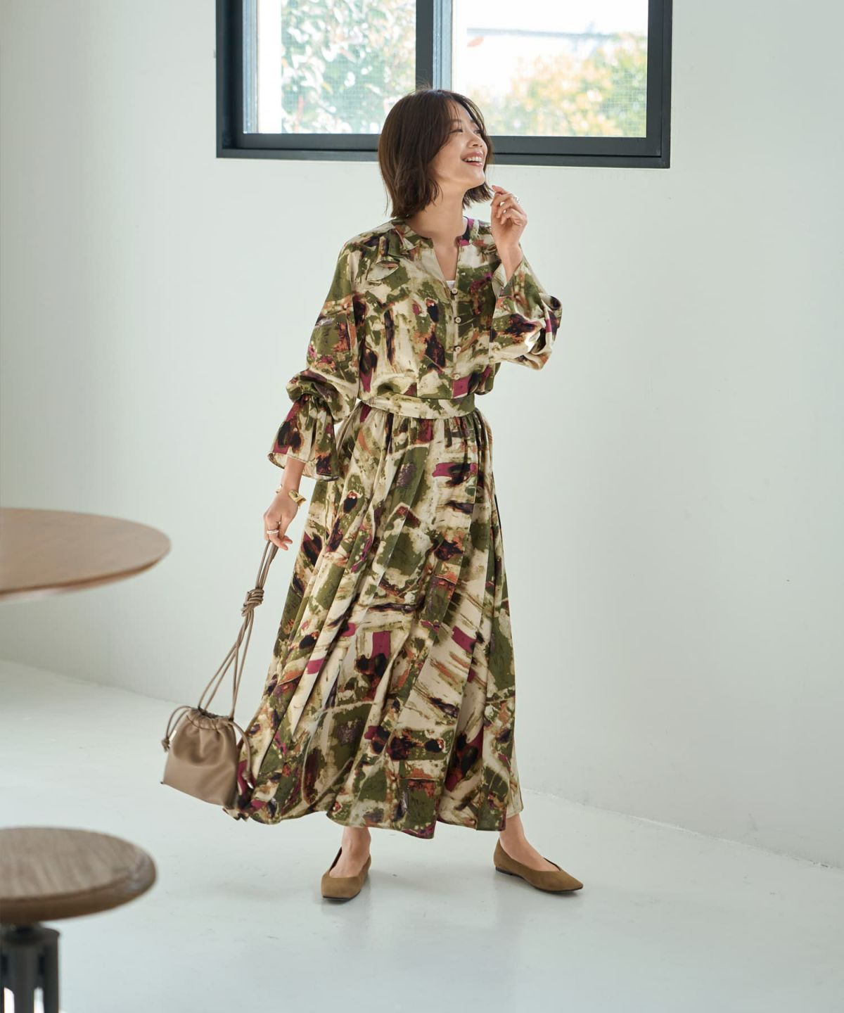 着用イメージ 167㎝　02サイズ　カーキミックス