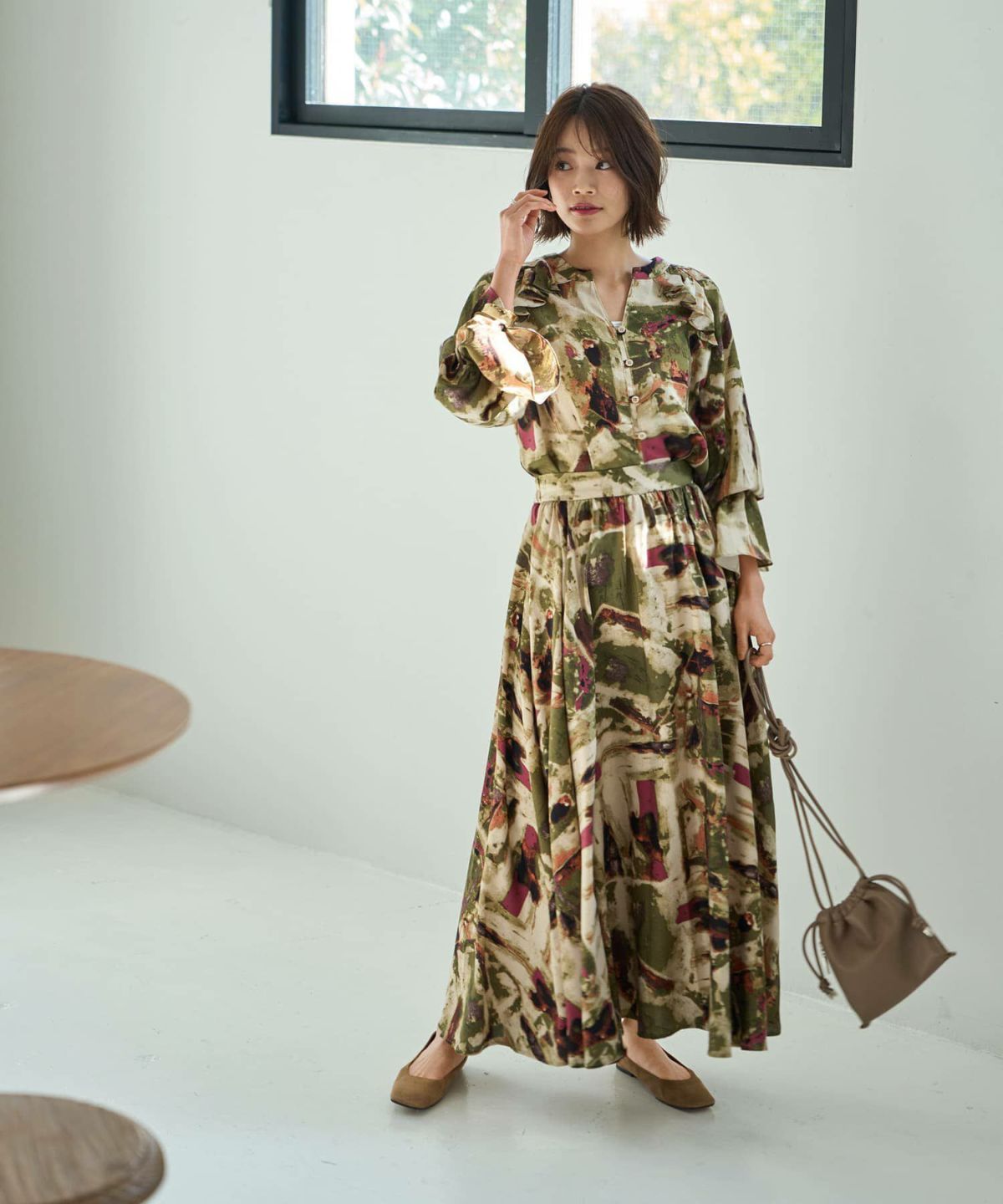 着用イメージ 167㎝　02サイズ　カーキミックス