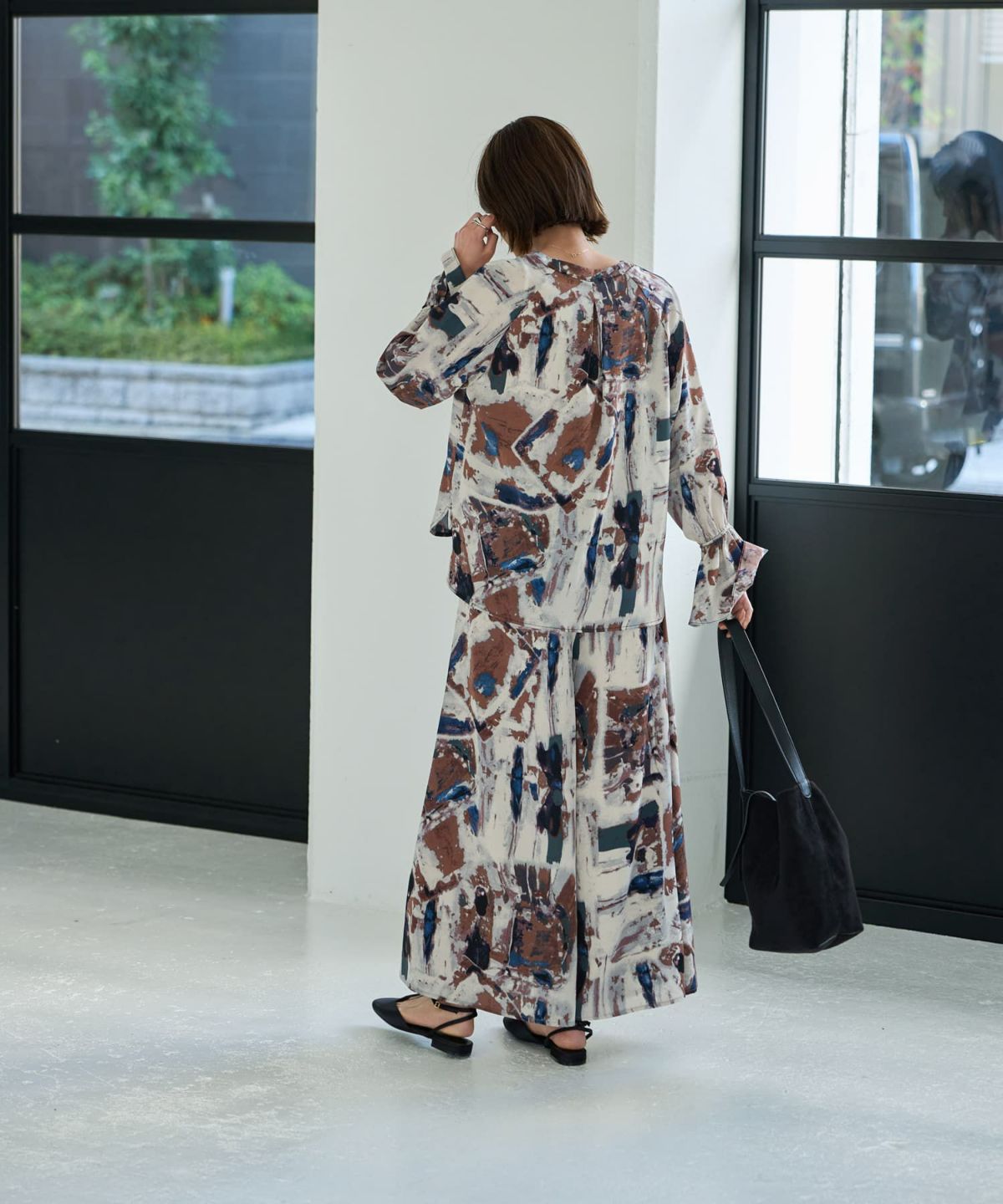 着用イメージ 167㎝　02サイズ　ブルーミックス