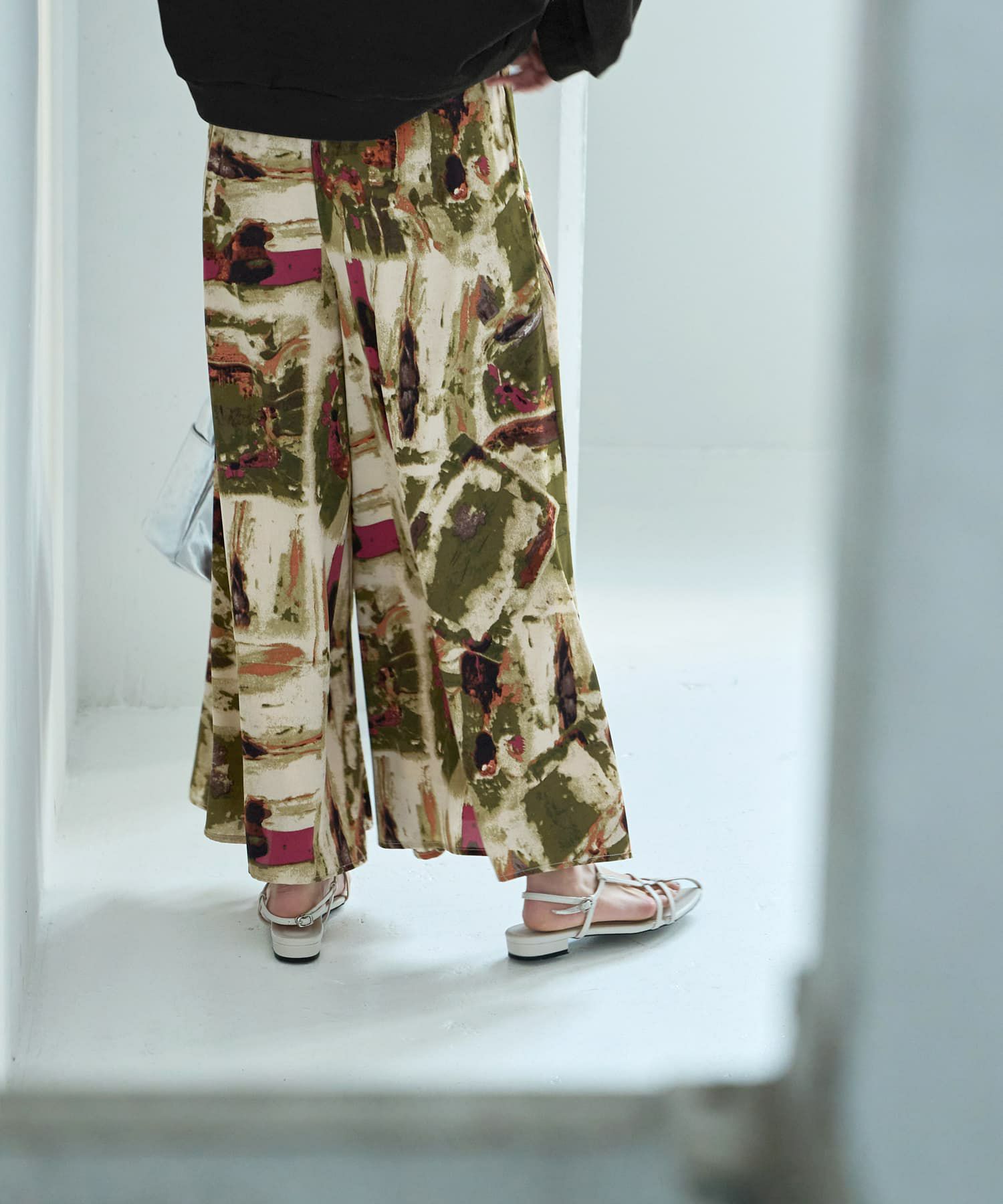 パンツ ozz on stripe flare design pants ozz on stripe flare design pants