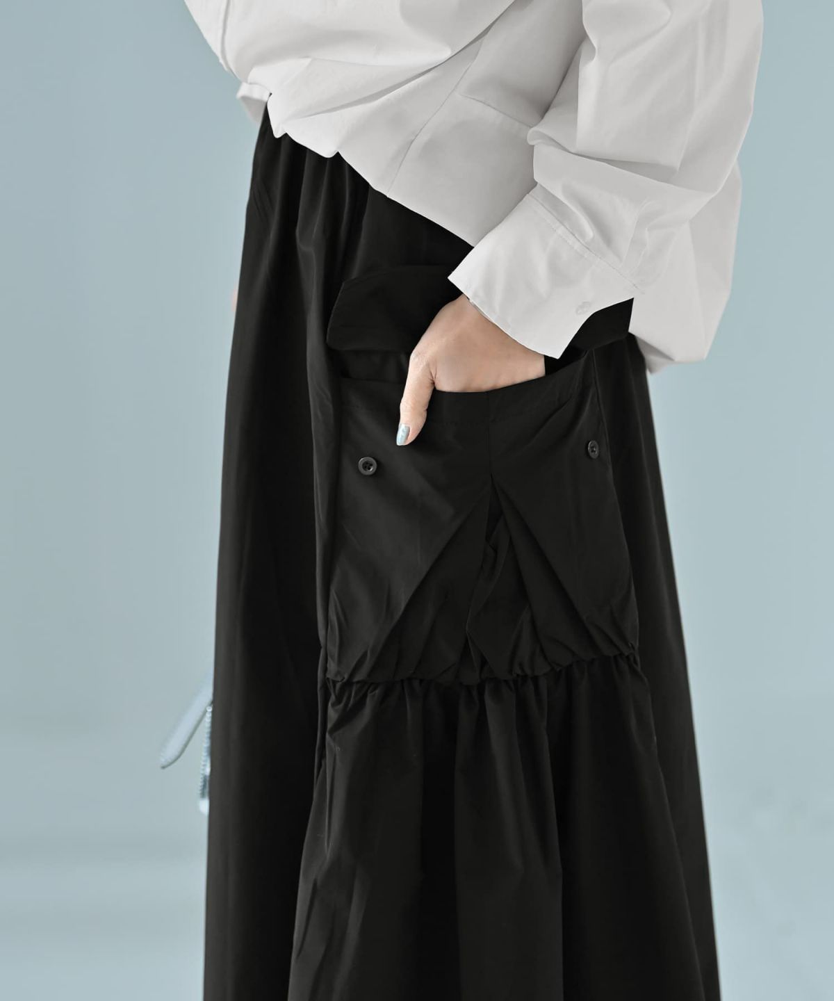 着用イメージ 170cm ブラック