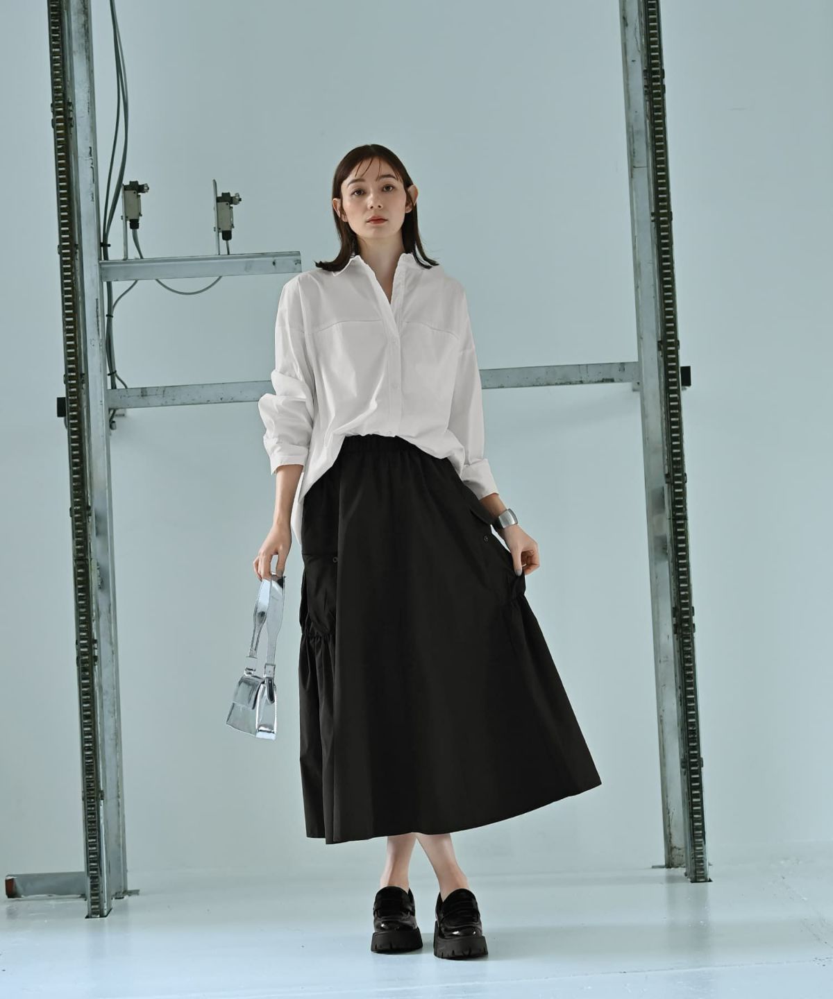 着用イメージ 170cm ブラック