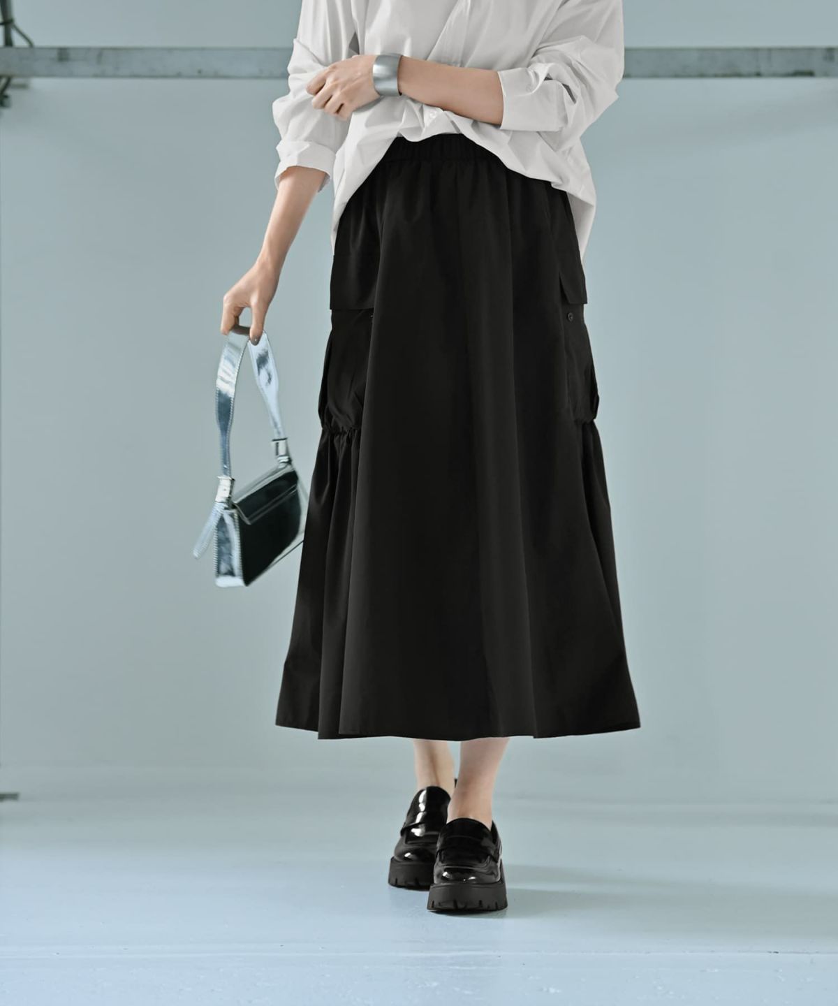 着用イメージ 170cm ブラック