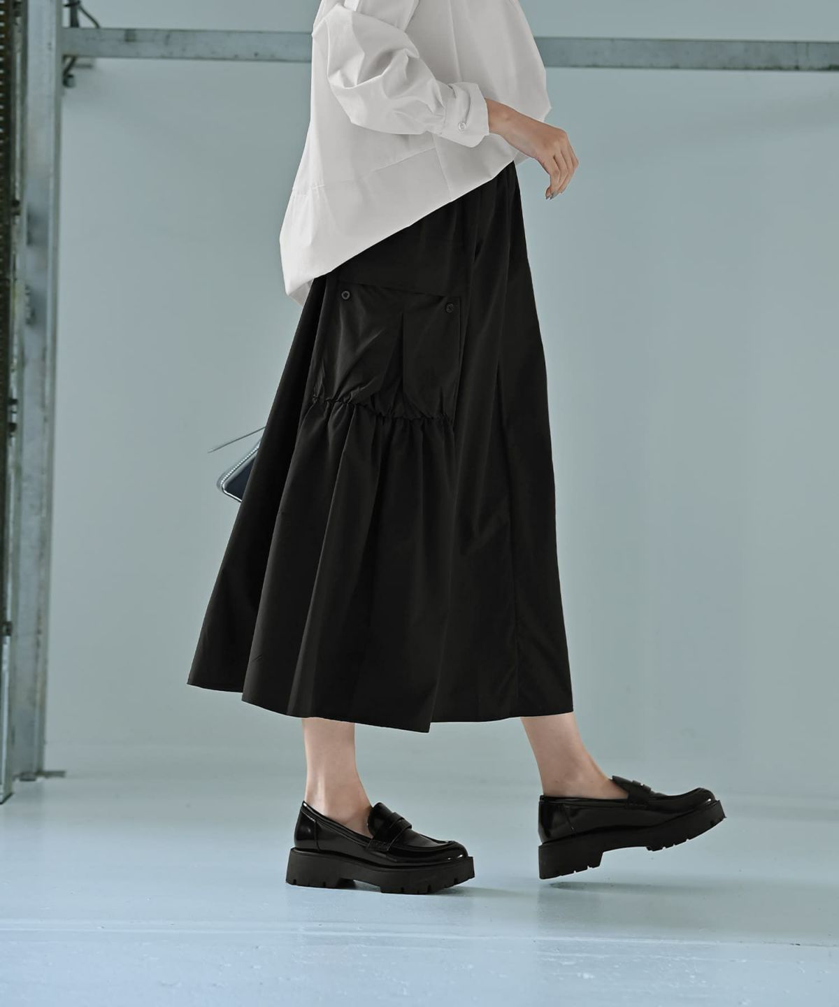 着用イメージ 170cm ブラック