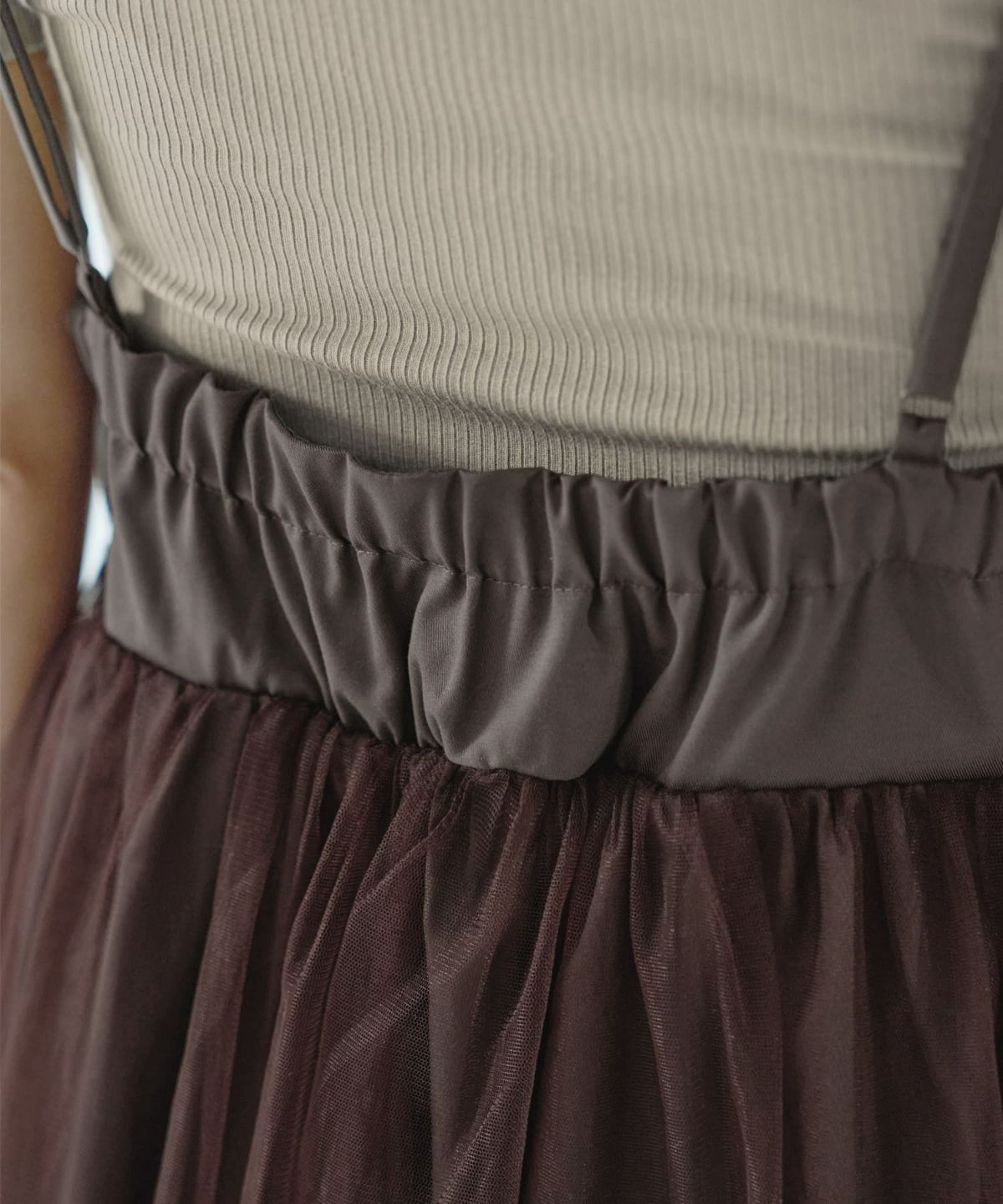 着用イメージ 167cm ブラウン