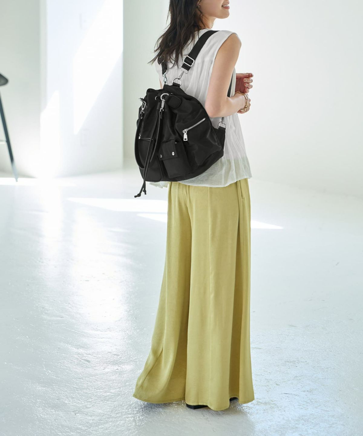 着用イメージ 166㎝　ブラック