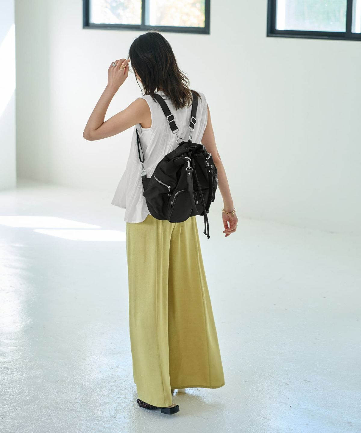 着用イメージ 166㎝　ブラック