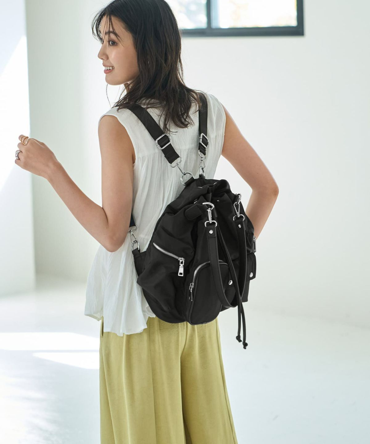 着用イメージ 166㎝　ブラック