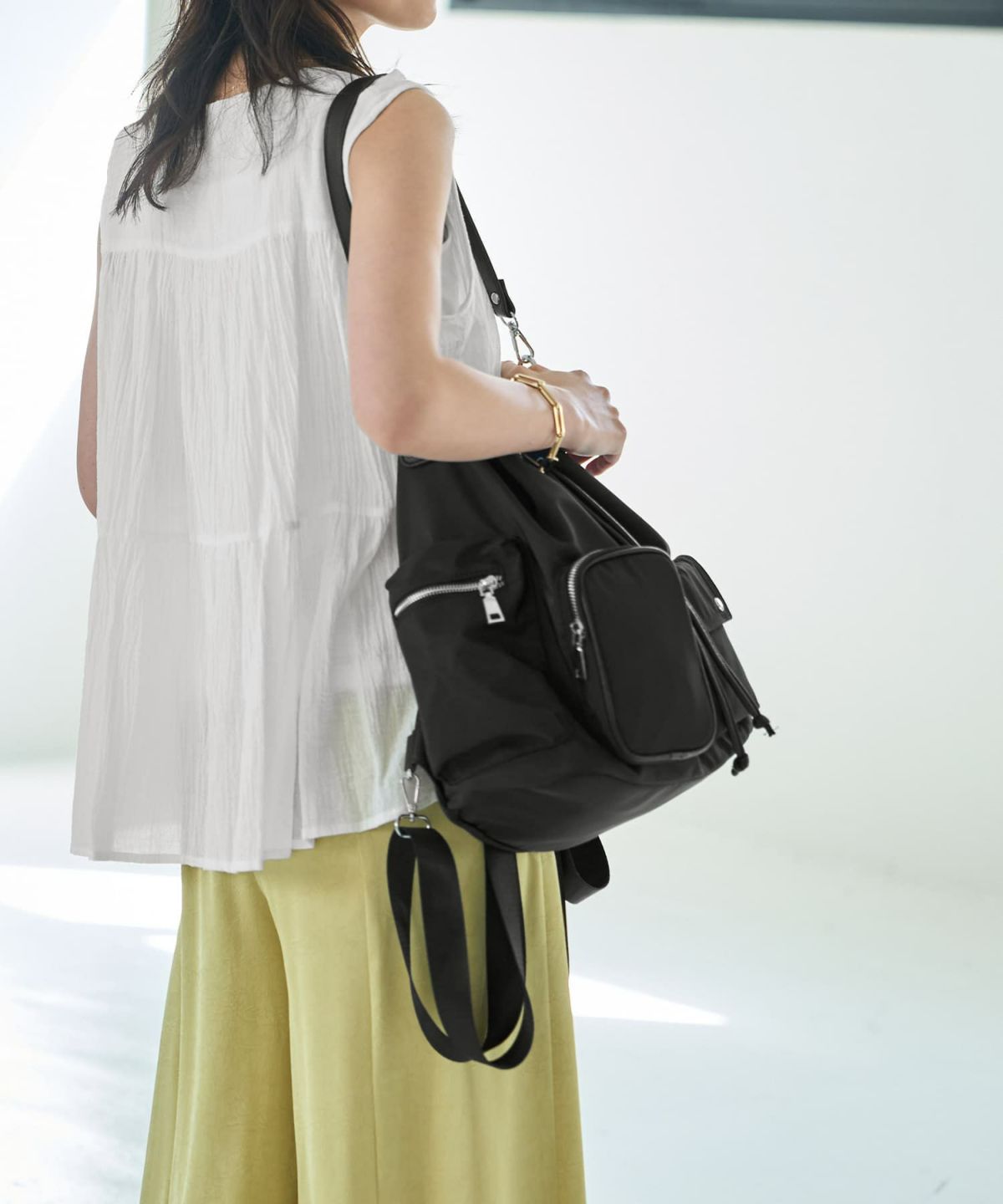 着用イメージ 166㎝　ブラック