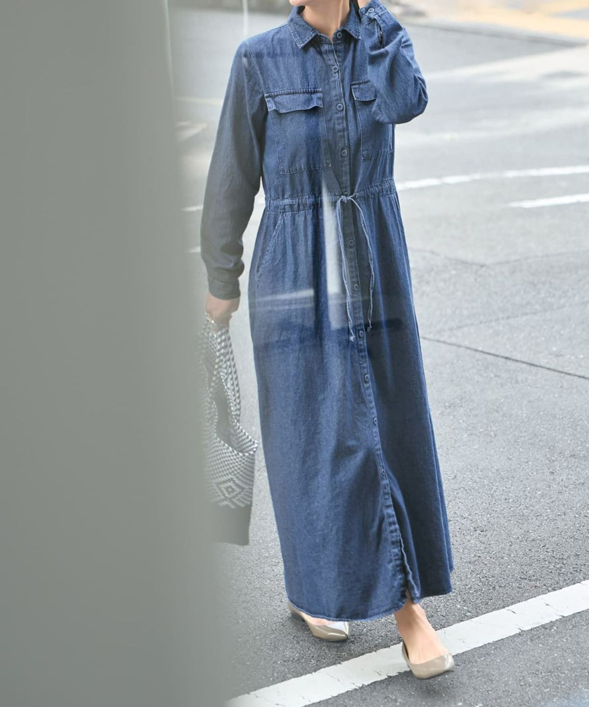 着用イメージ 167㎝　S-Mサイズ　ブルー