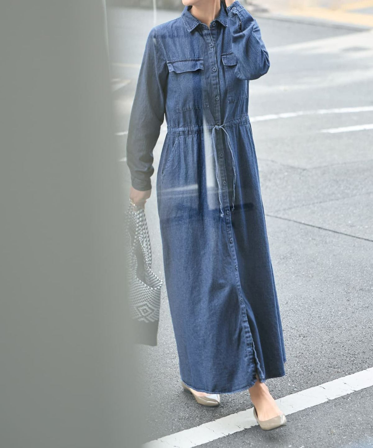 着用イメージ 167㎝　S-Mサイズ　ブルー