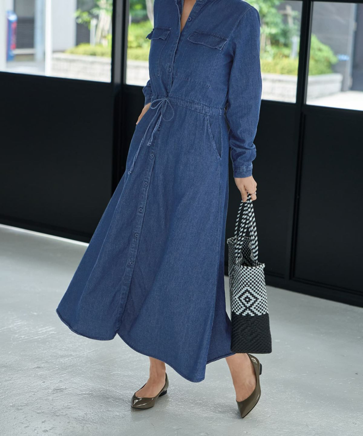 着用イメージ 167㎝　S-Mサイズ　ブルー