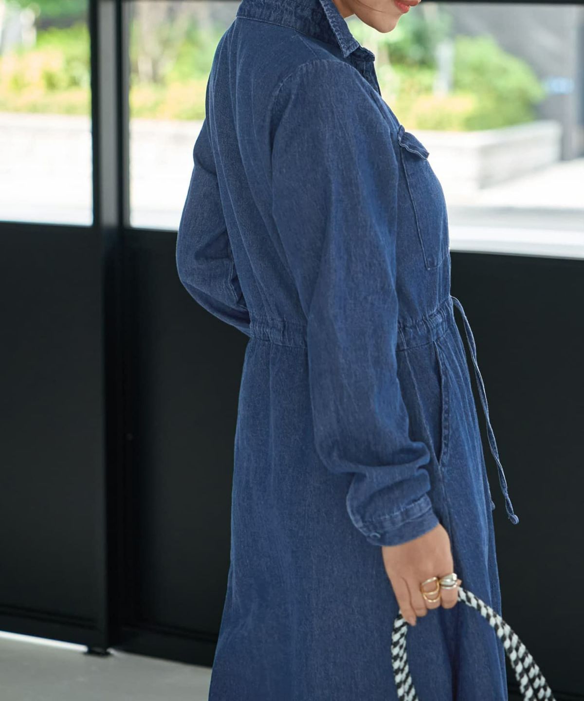 着用イメージ 167㎝　S-Mサイズ　ブルー