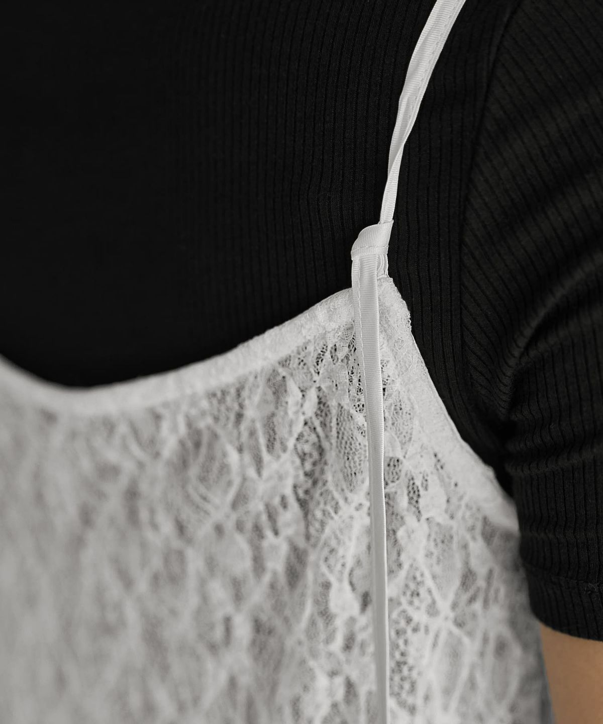 着用イメージ 167cm ホワイト