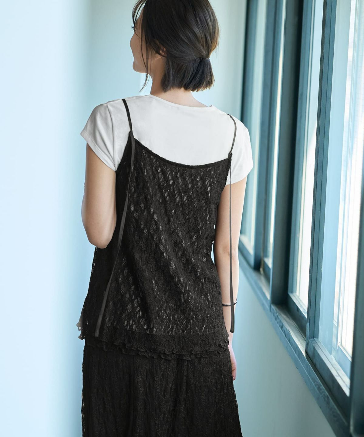 着用イメージ 167cm ブラック