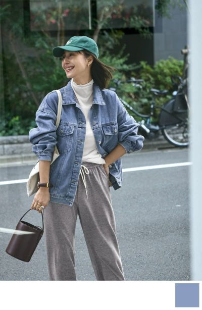 ゆったりフォルムハイブリーチGジャン | おしゃれな大人