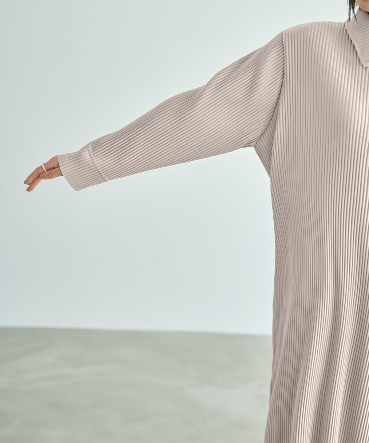 着用イメージ 167cm グレージュ