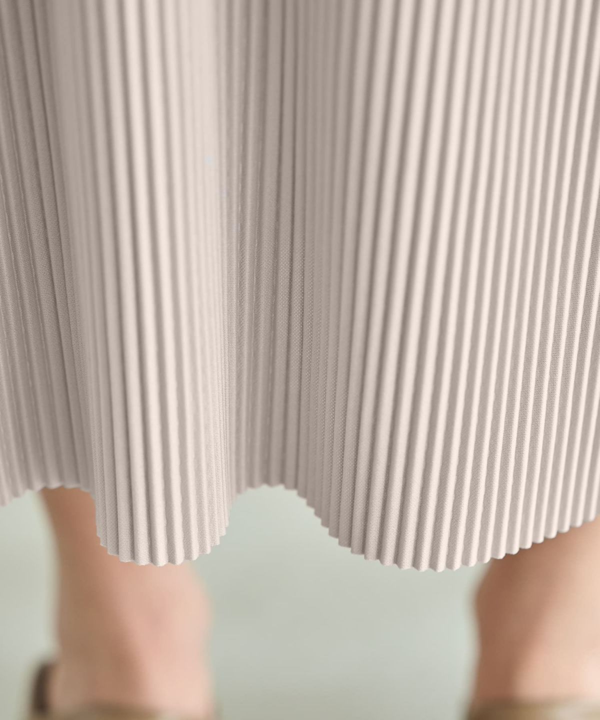 着用イメージ 167cm グレージュ