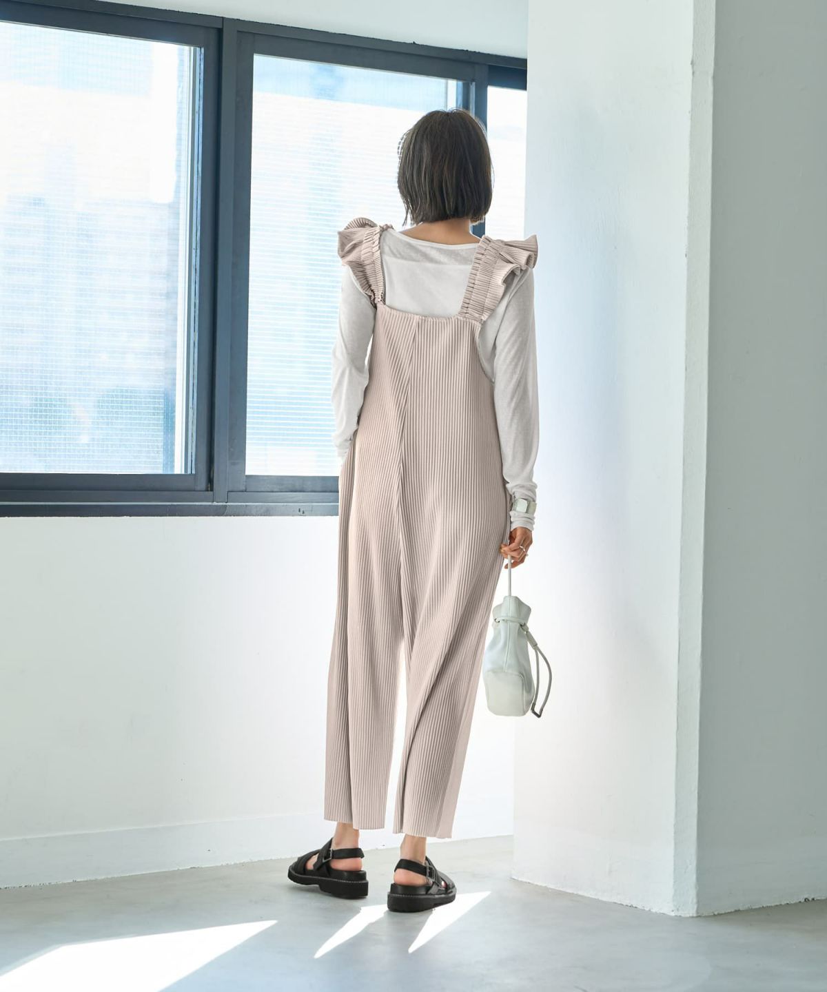 着用イメージ 167㎝　02サイズ　グレージュ