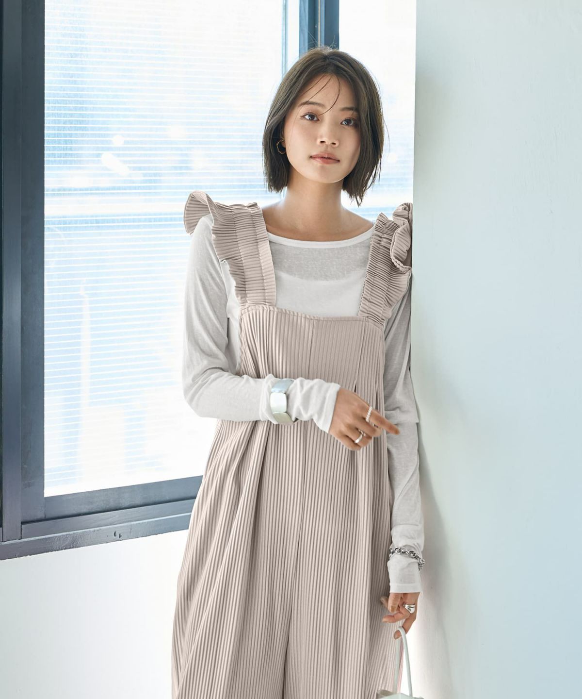 着用イメージ 167㎝　02サイズ　グレージュ