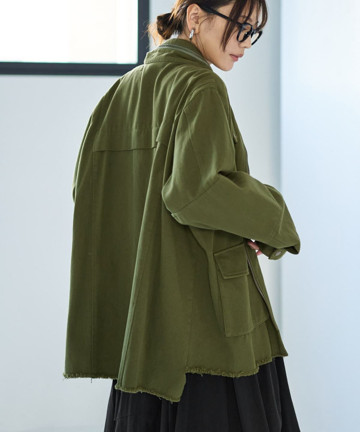 着用イメージ 166㎝　マッチャ