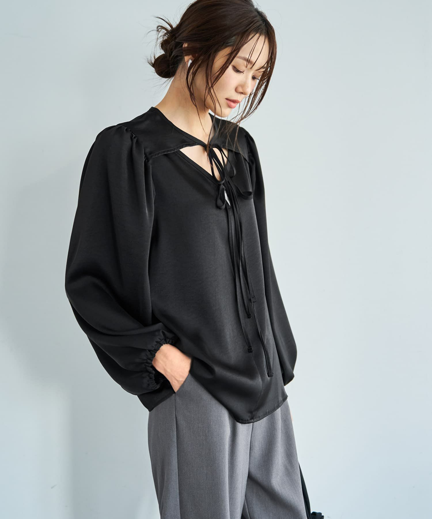 着用イメージ 168㎝　ブラック
