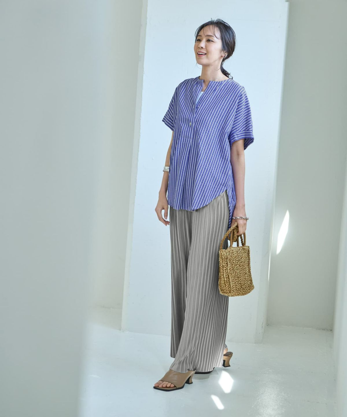 着用イメージ 168㎝　ライトグレー