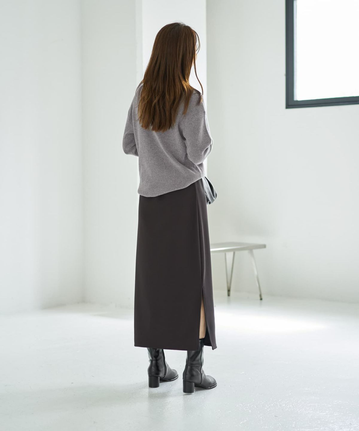 着用イメージ 166cm ノワールブラウン 02サイズ