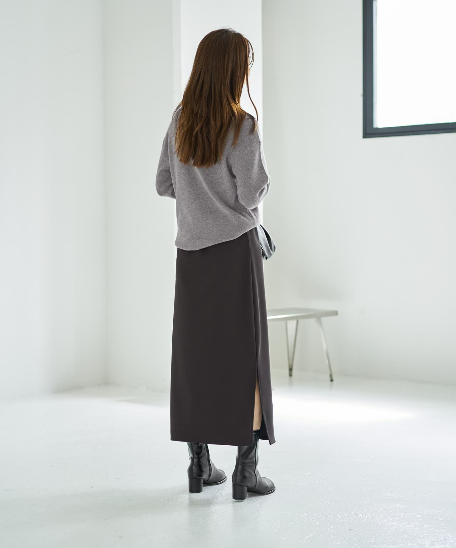 着用イメージ 166cm ノワールブラウン 02サイズ