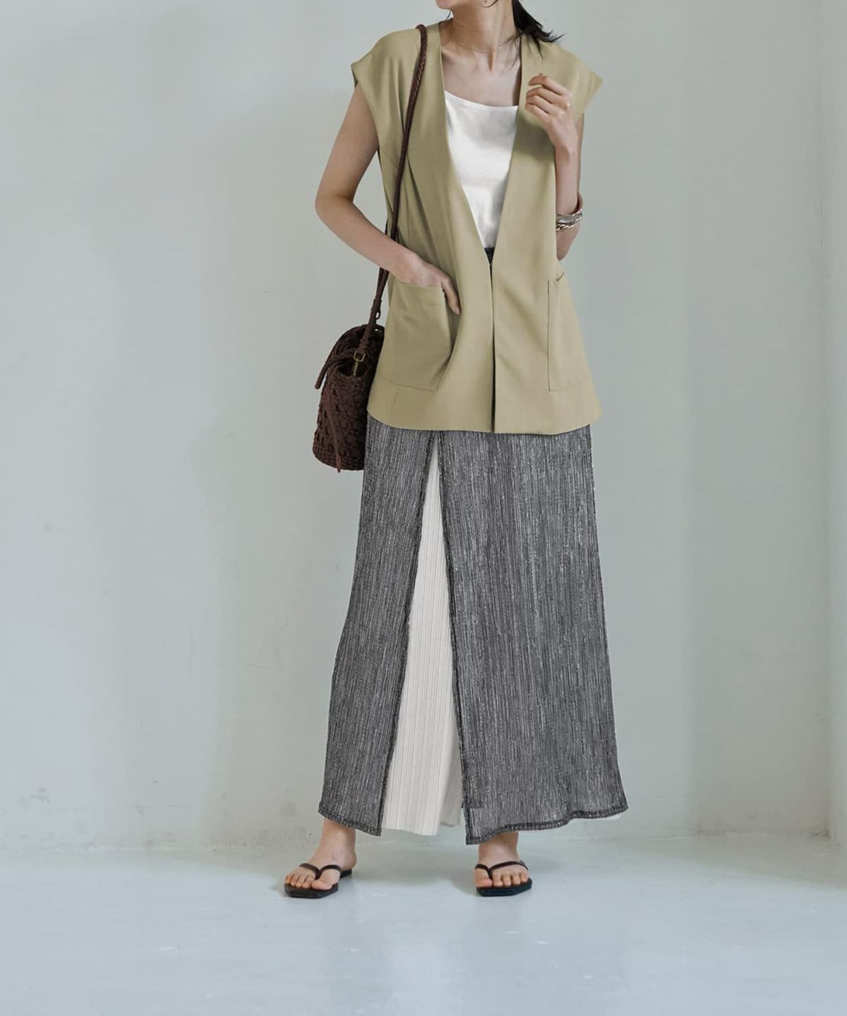 着用イメージ 168cm チャコール 02サイズ