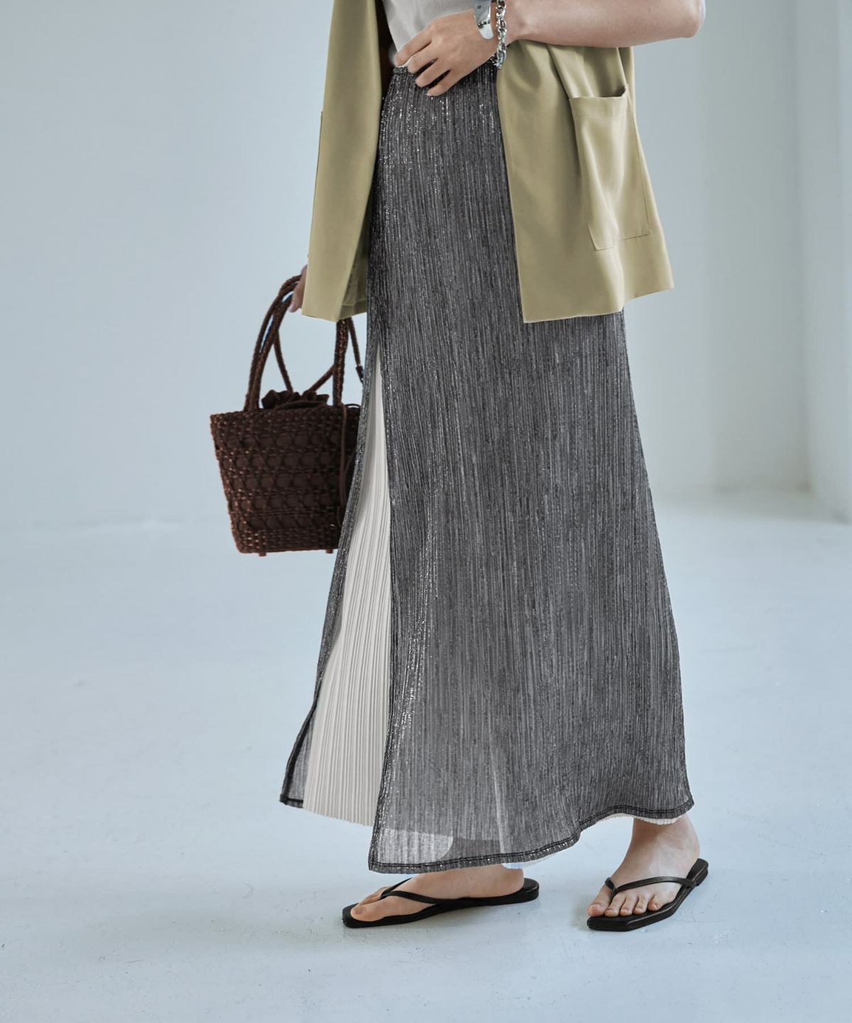 着用イメージ 168cm チャコール 02サイズ