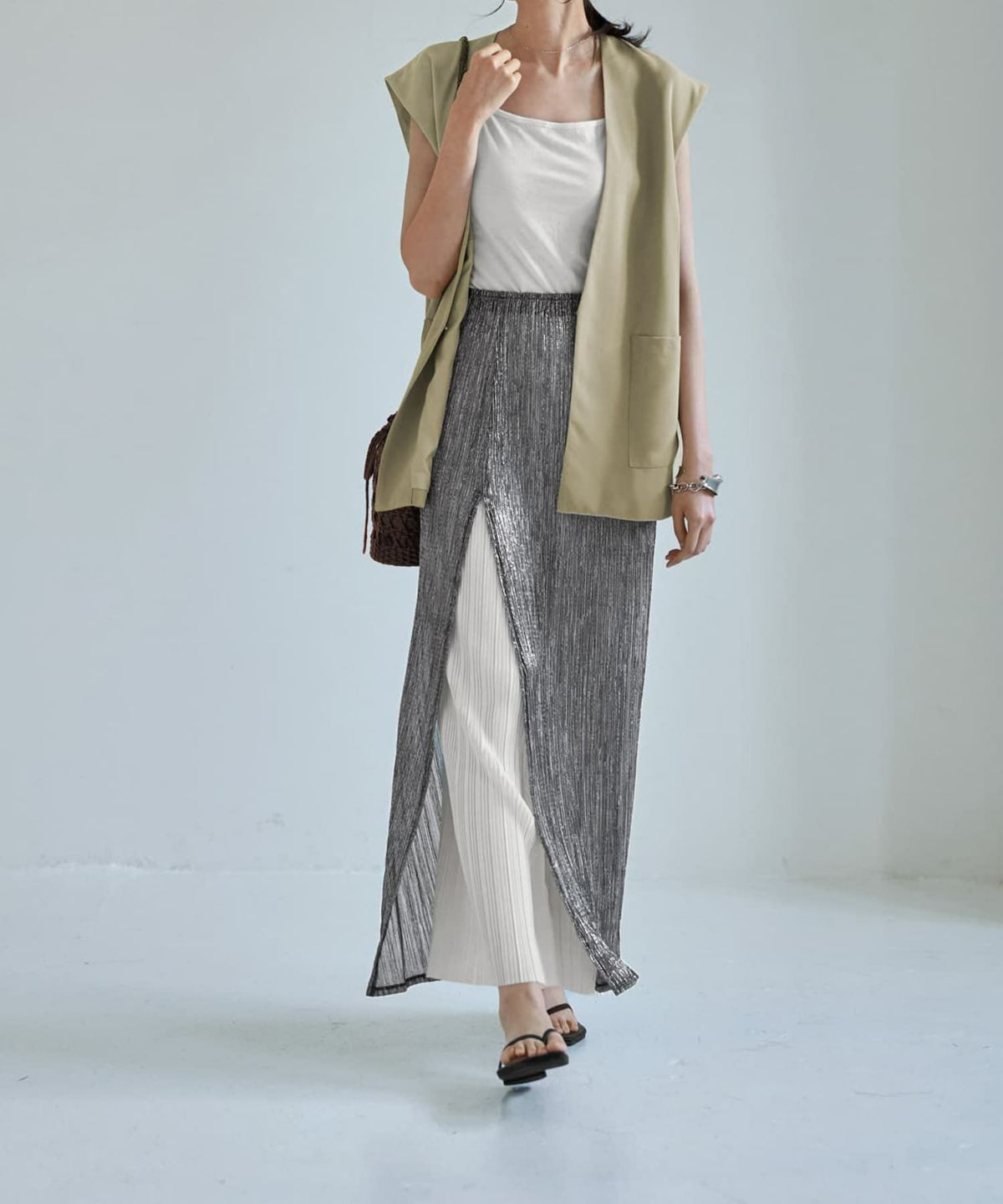 着用イメージ 168cm チャコール 02サイズ