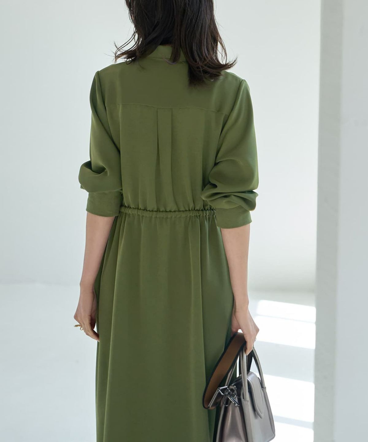 着用イメージ 168cm 02サイズ グリーンティー