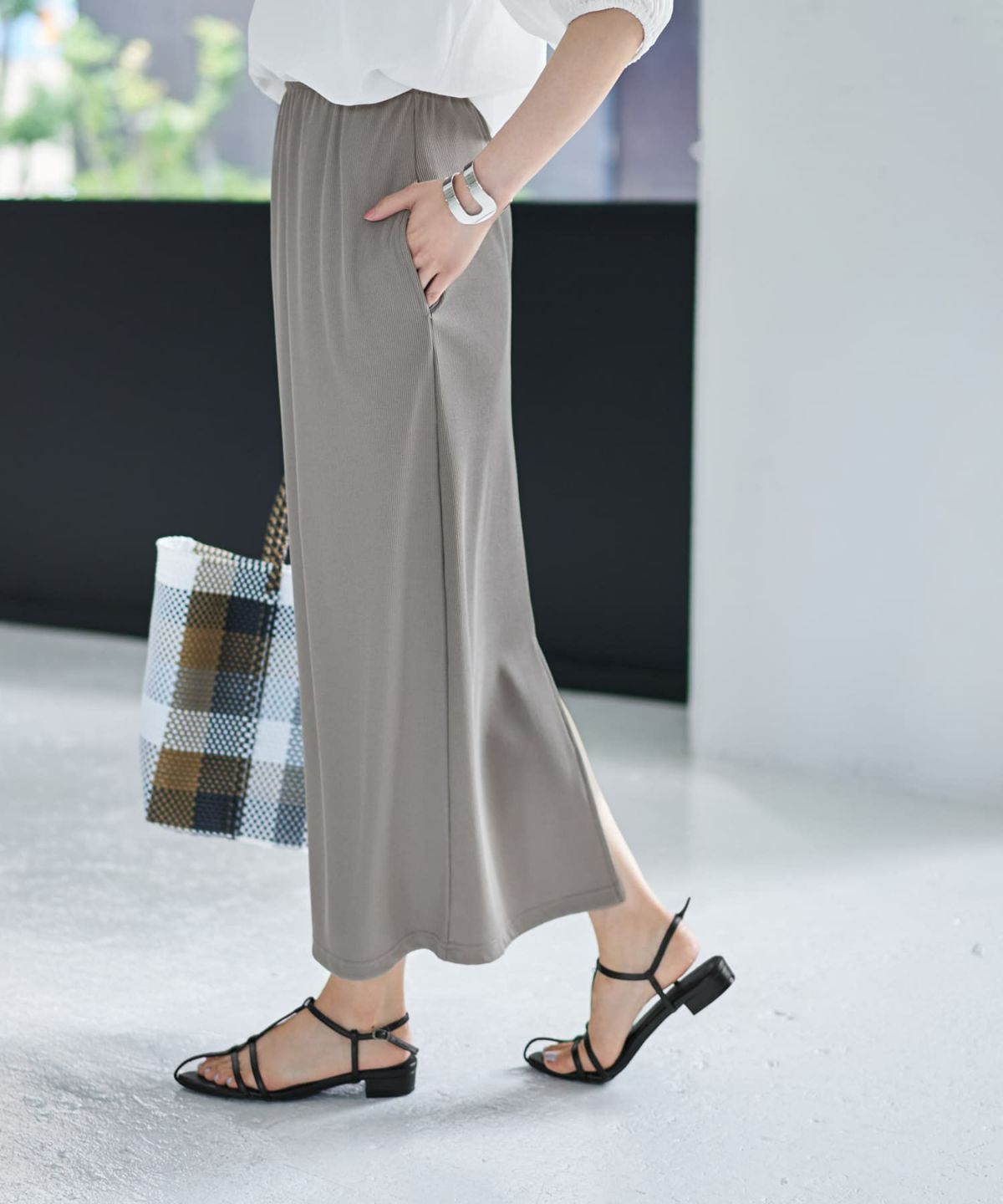 着用イメージ 166cm 02サイズ グレー