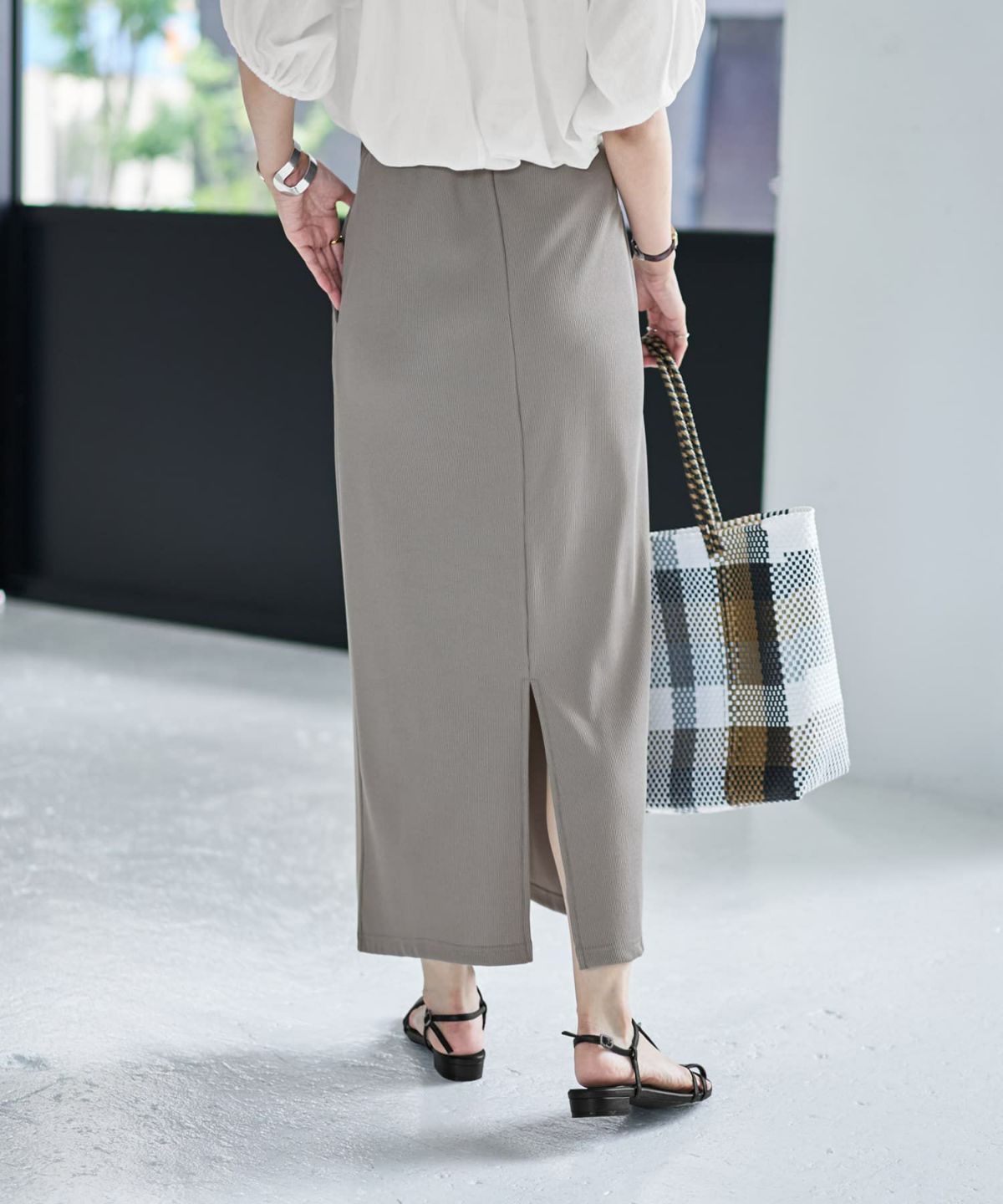 着用イメージ 166cm 02サイズ グレー