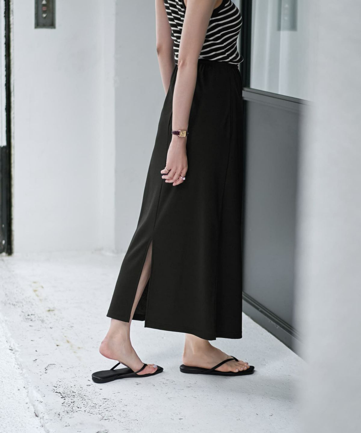 着用イメージ 166cm 02サイズ ブラック