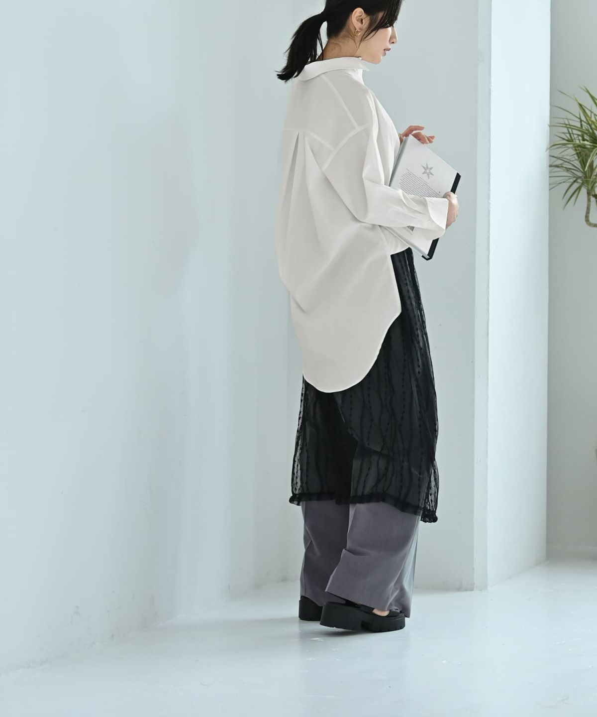 着用イメージ 170cm ブラック