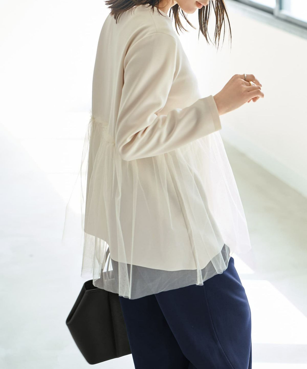 着用イメージ 166cm バニラ